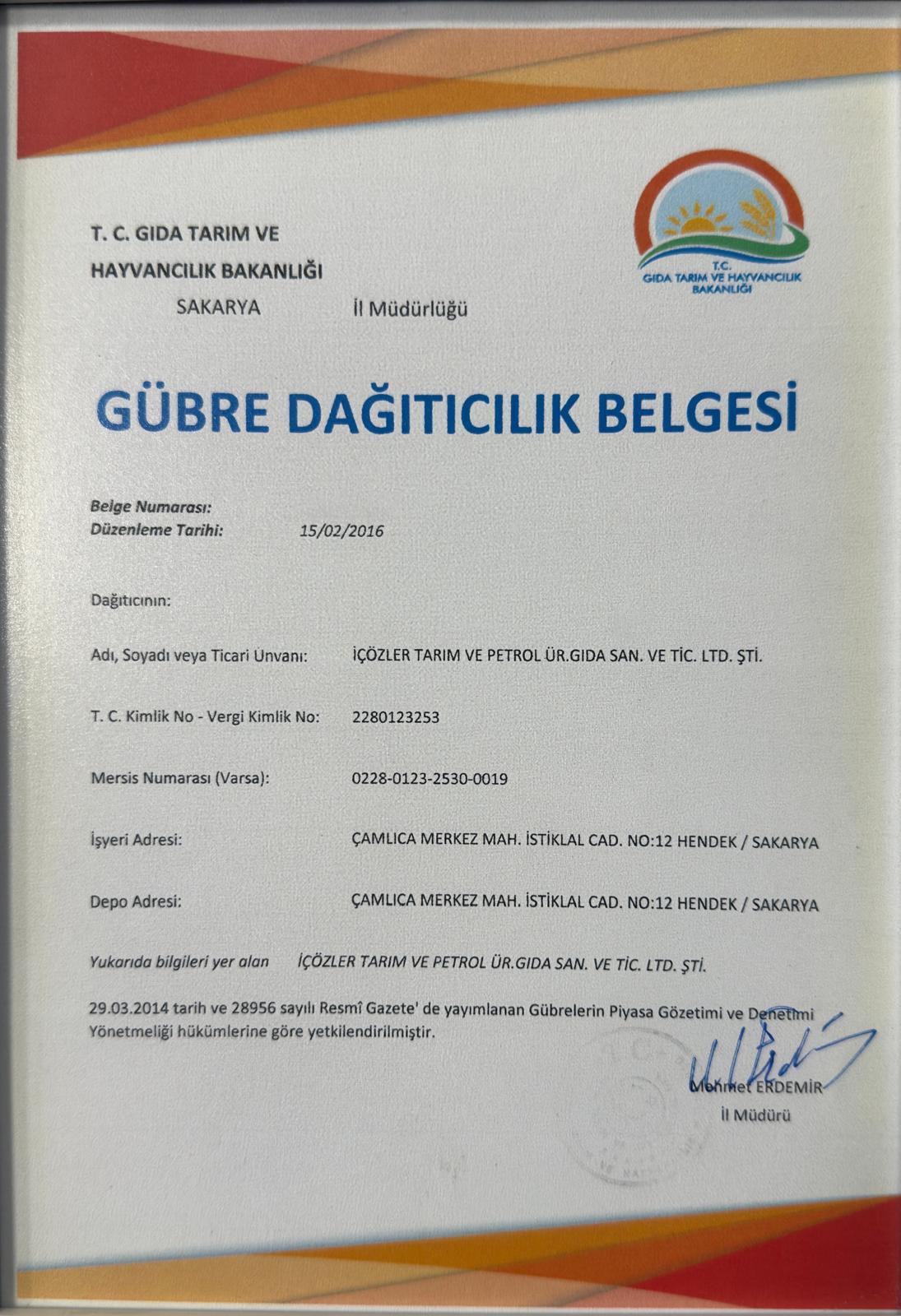 gübre dağıtıcılık